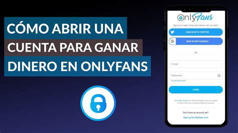 onlyfans crear cuenta para ganar dinero|Crear una cuenta en OnlyFans